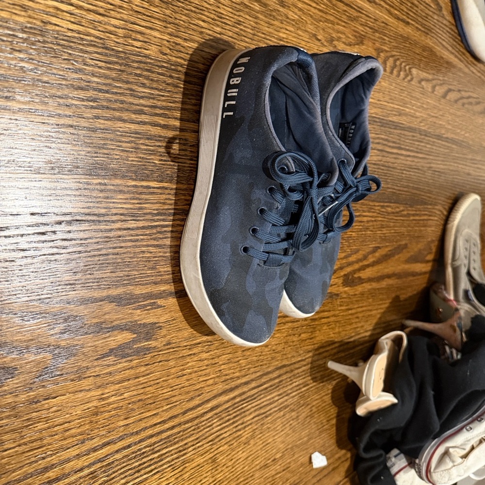 NOBULL Navy Camo Low-Top Sneakers